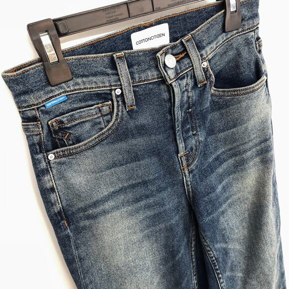 Cotton Citizen Women's NEW Cindy Jeans Ankle Flare Bootcut 24 Bedford Button Fly - Picture 2 of 12